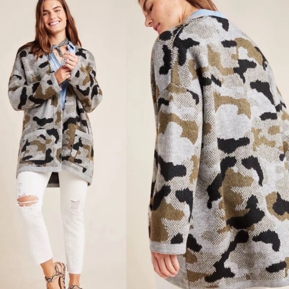 Anthropologie Vera camp sweater cardigan xs - Picture 1 of 7